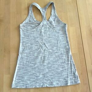 Lululemon racerback tank top gray heather